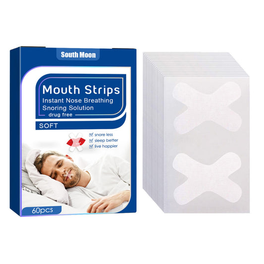 PATCH4U Mouth Sleep Tape (120 Pack) - Pain Free Removal, Hypoallergenic, Latex Free & Gentle On Skin - Skin Friendly Adhesive Cotton Tape